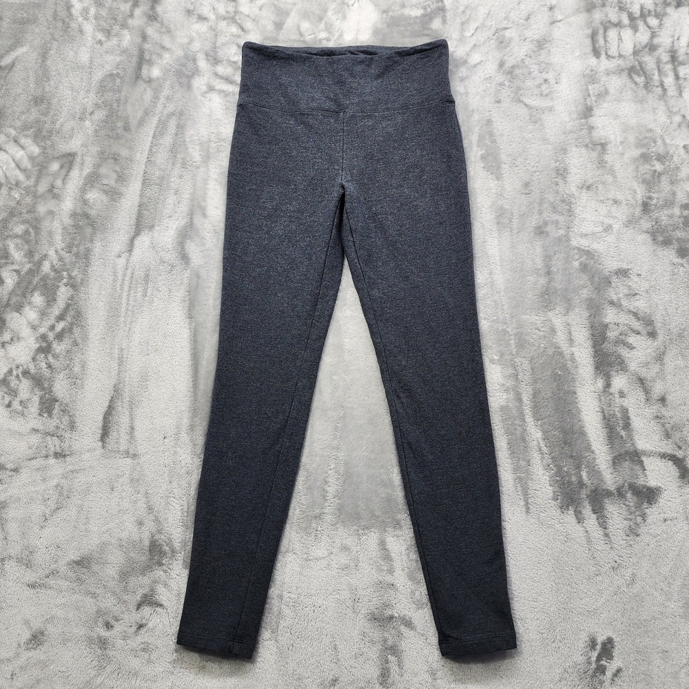 Max & Mia Pants Womens S Gray High Rise Ankle Leggings Stretch Cotton Modal